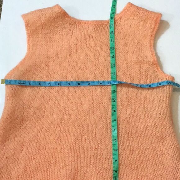 Handmade Knit Women Vest Sweater Size Approximately M - Picture 4 of 6